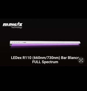 LEDex R110 (660nm/730nm) Bar Blanco FULL Spectrum