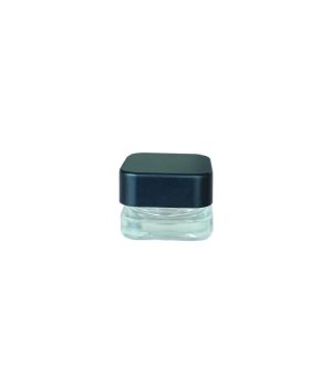 GLASS JAR SQUARE 5ML CLEAR