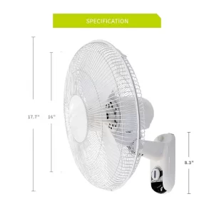 PACK 2 X VENTILADOR PARED 16″ 3 VELOCIDADES