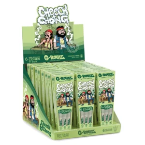 G-ROLLZ CONOS 1 1/4 Organic Green Hemp Cheech&Chong