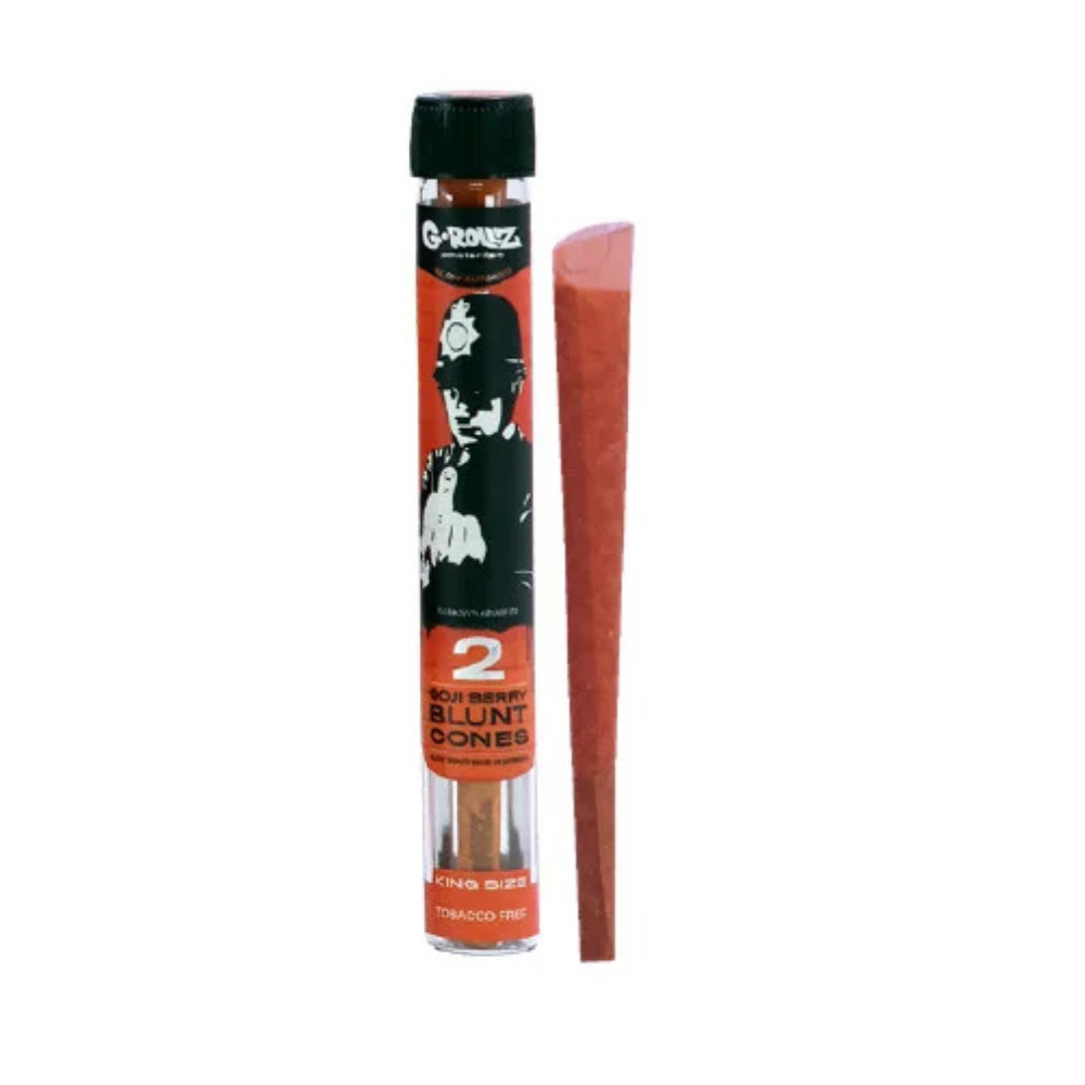 TUBO DE VIDRIO CONO BLUNT X2 GOJY BERRY 1u. G-ROLLZ