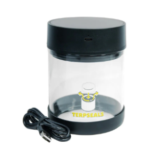 TERPSEALS - GLASS JAR 600ML + JAR COVER