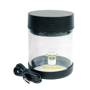 TERPSEALS - GLASS JAR 600ML + JAR COVER